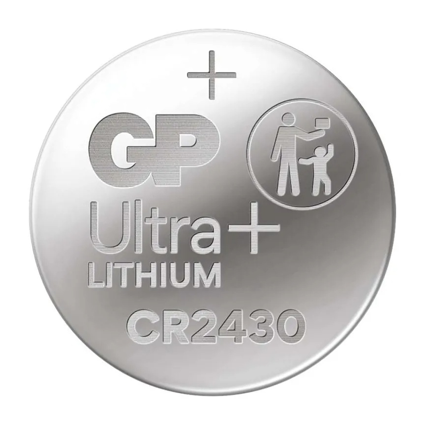 Lithiová baterie knoflíková CR2430 GP LITHIUM 3V/300 mAh
