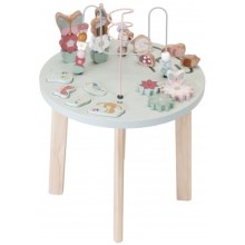 Little Dutch - Dětský stolek s aktivitami květiny a motýli