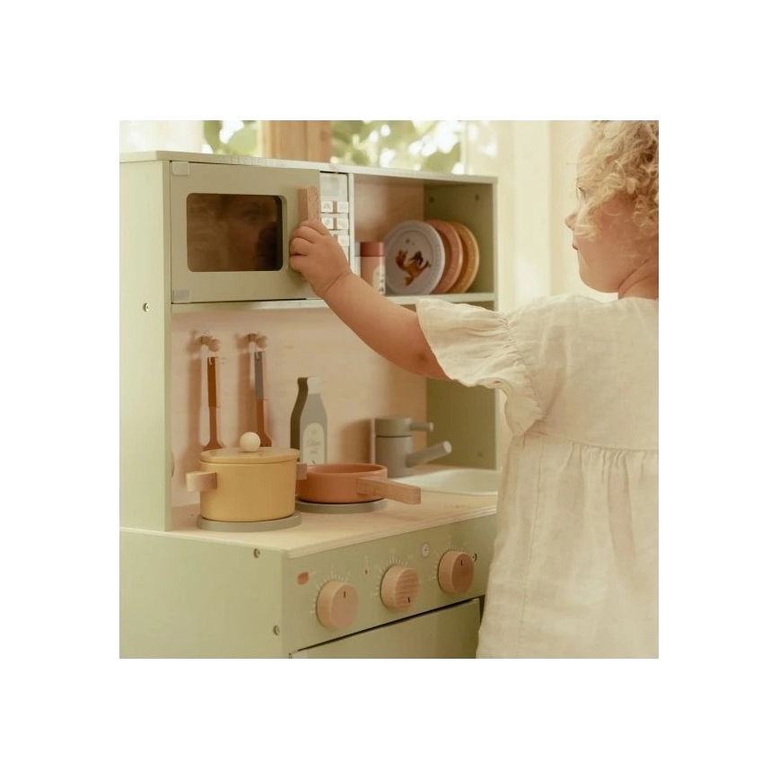 Little Dutch - Dřevěná kuchyňka s příslušenstvím Mint