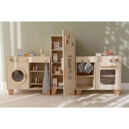 Little Dutch - Dřevěná lednice s příslušenstvím