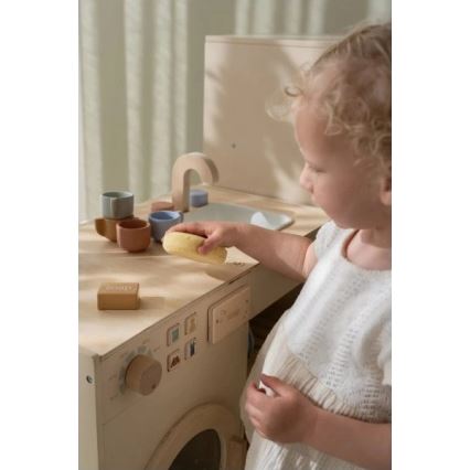 Little Dutch - Dřevěná pračka s příslušenstvím