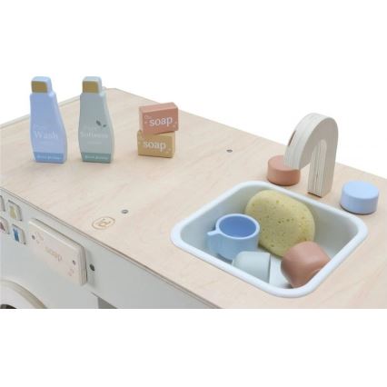 Little Dutch - Dřevěná pračka s příslušenstvím