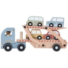 Little Dutch - Dřevěné nákladní auto s autíčky
