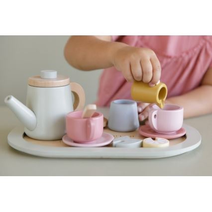 Little Dutch - Dřevěný čajový set