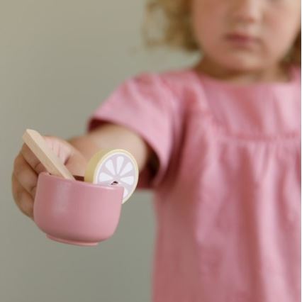 Little Dutch - Dřevěný čajový set