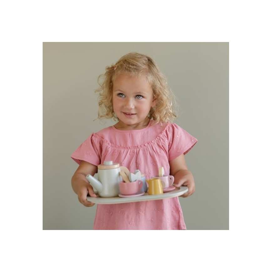 Little Dutch - Dřevěný čajový set