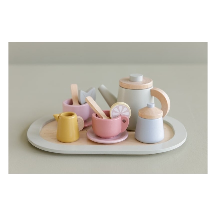 Little Dutch - Dřevěný čajový set