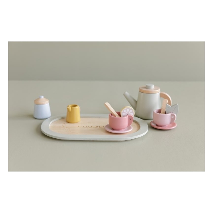 Little Dutch - Dřevěný čajový set