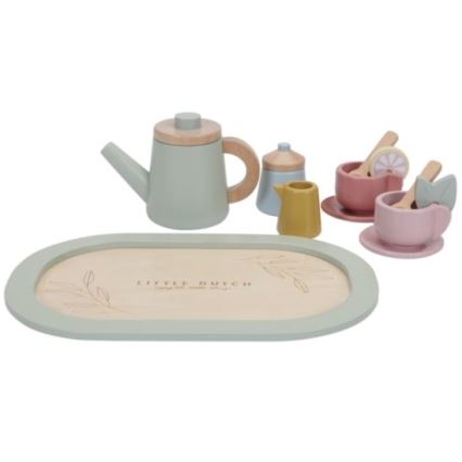 Little Dutch - Dřevěný čajový set