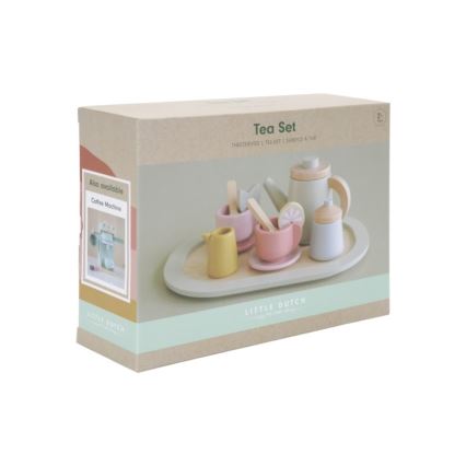 Little Dutch - Dřevěný čajový set