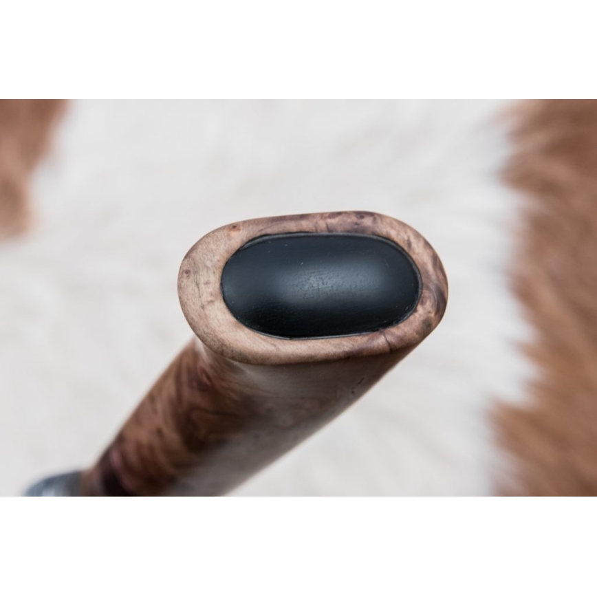 Lovecký damaškový nůž 13 cm topol/eben