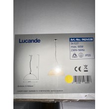 Lucande - Lustr na lanku LOURENCO 3xE27/60W/230V