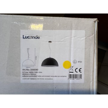 Lucande - Lustr na lanku MALEO 1xE27/60W/230V