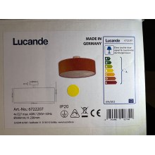 Lucande - Stropní svítidlo Gala 4xE27/40W/230V