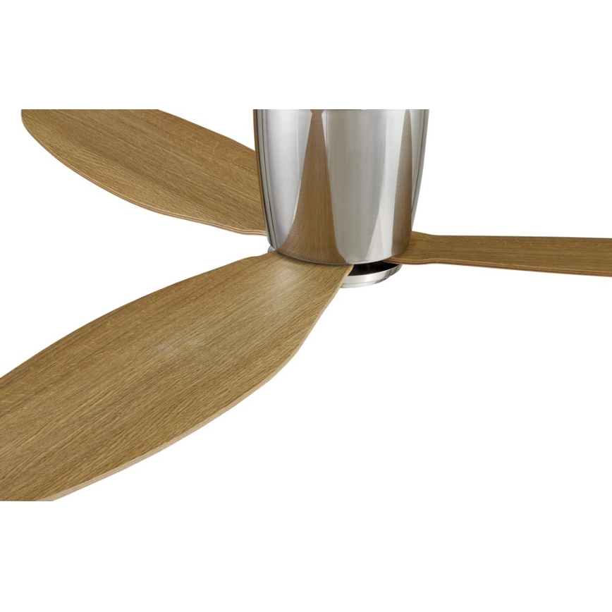 Lucci air 210519 - Stropní ventilátor AIRFUSION RADAR lesklý chrom/dřevo + dálkové ovládání