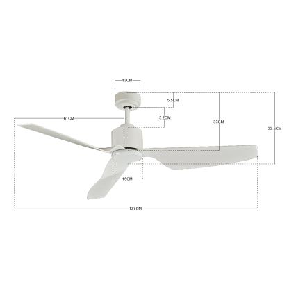 Lucci Air 210528 - Stropní ventilátor AIRFUSION CLIMATE II bílá + dálkové ovládání
