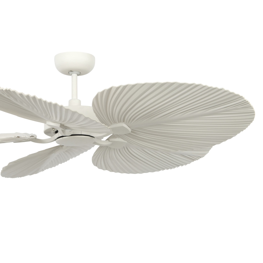 Lucci Air 21065449 - Stropní ventilátor BALI pr. 132 cm bílá/krémová + dálkové ovládání
