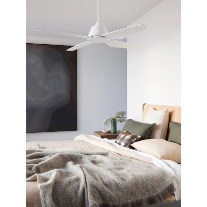Lucci Air 212991 - Stropní ventilátor ARIA pr. 122 cm bílá + dálkové ovládání