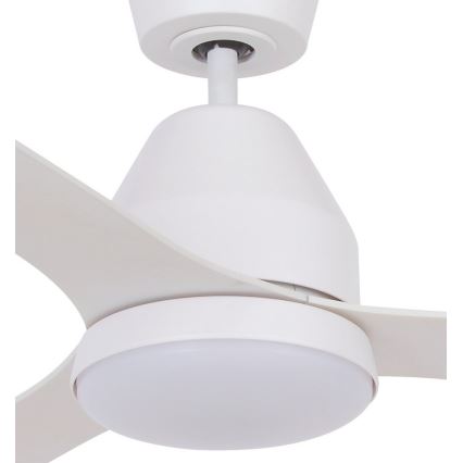 Lucci air 213043 - LED Stropní ventilátor WHITEHAVEN GX53/17W/230V bílá + dálkové ovládání