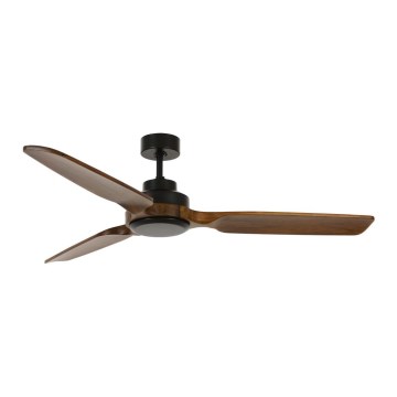 Lucci air 213051 - Stropní ventilátor SHOALHAVEN černá/hnědá