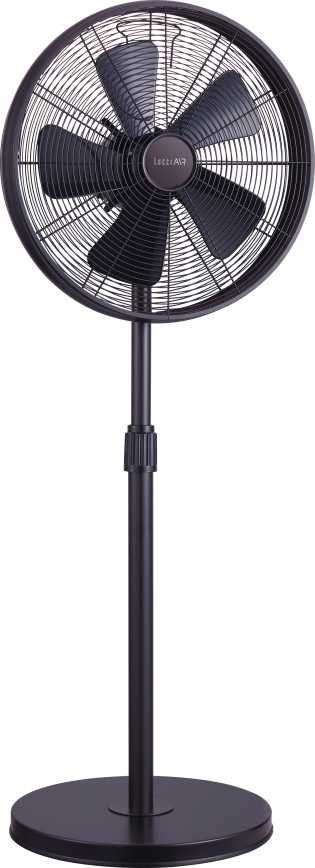 Lucci Air 213115EU - Stojanový ventilátor BREEZE černá pr. 46 cm