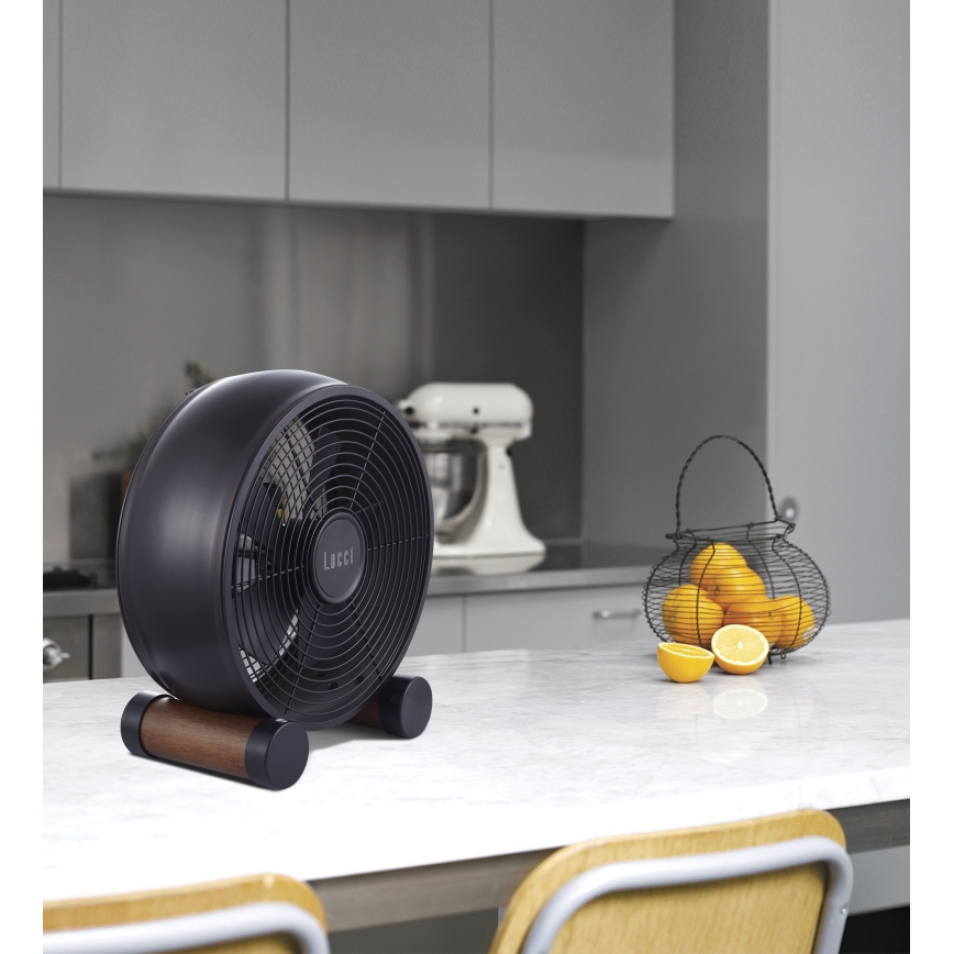 Lucci air 213121 - Stolní ventilátor BREEZE hnědá