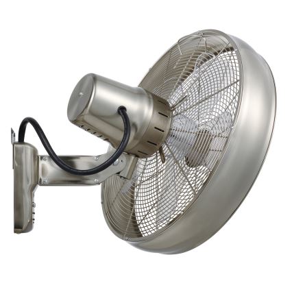 Lucci air 213126 - Nástěnný ventilátor BREEZE 55W/230V matný chrom + dálkové ovládání