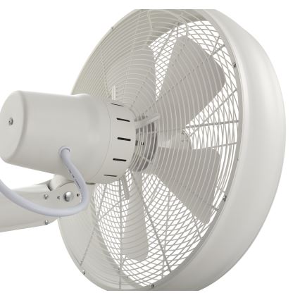 Lucci Air 213128EU - Nástěnný ventilátor BREEZE 55W/230V bílá + dálkové ovládání