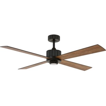 Lucci air 213170 - LED Stropní ventilátor NEWPORT wenge/hnědá + dálkové ovládání