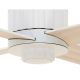 Lucci air 213171 - LED Stropní ventilátor NEWPORT dřevo/bílá/béžová + dálkové ovládání