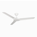 Lucci Air 21321549 - Stropní ventilátor ABYSS pr. 142 cm IP66 bílá + dálkové ovládání