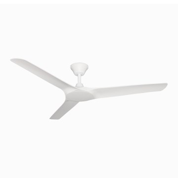 Lucci Air 21321549 - Stropní ventilátor ABYSS pr. 142 cm IP66 bílá + dálkové ovládání