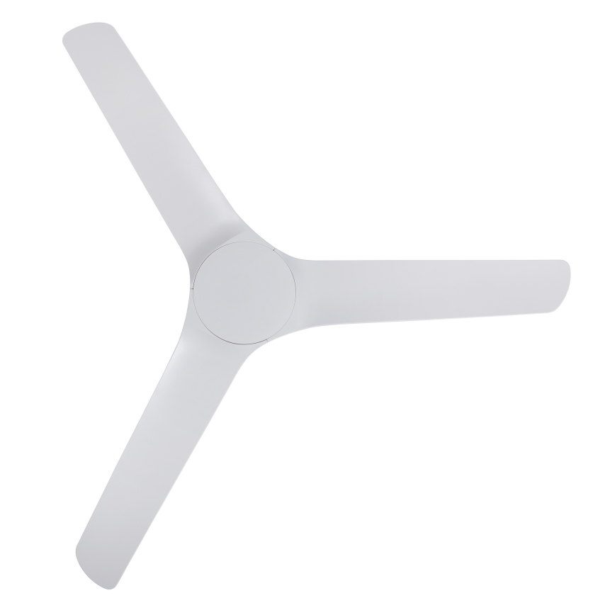 Lucci Air 21321549 - Stropní ventilátor ABYSS pr. 142 cm IP66 bílá + dálkové ovládání