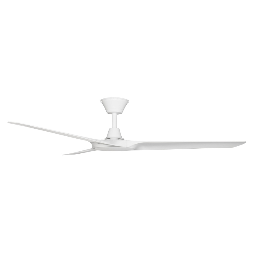 Lucci Air 21321549 - Stropní ventilátor ABYSS pr. 142 cm IP66 bílá + dálkové ovládání