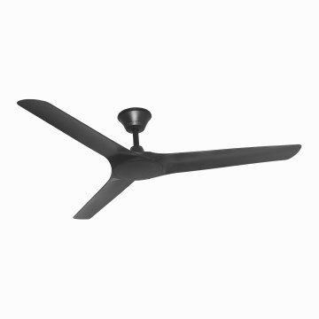 Lucci Air 21321649 - Stropní ventilátor ABYSS pr. 142 cm IP66 černá + dálkové ovládání
