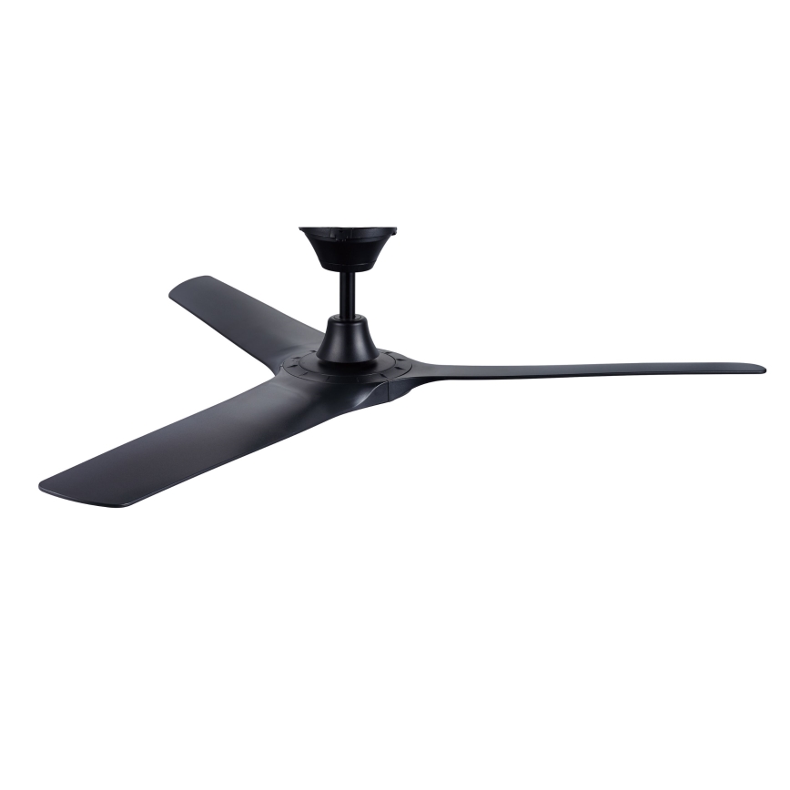 Lucci Air 21321649 - Stropní ventilátor ABYSS pr. 142 cm IP66 černá + dálkové ovládání
