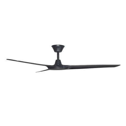 Lucci Air 21321649 - Stropní ventilátor ABYSS pr. 142 cm IP66 černá + dálkové ovládání