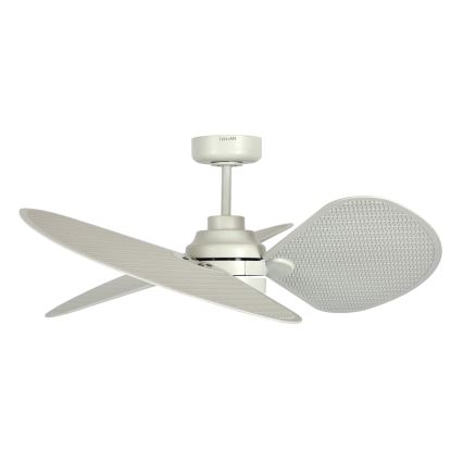 Lucci Air 21325449 - LED Stmívatelný stropní ventilátor SABLE 1xGX53/12W/230V 3000/4000/5000K pr. 91,5 cm krémová + dálkové ovládání
