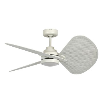 Lucci Air 21325449 - LED Stmívatelný stropní ventilátor SABLE 1xGX53/12W/230V 3000/4000/5000K pr. 91,5 cm krémová + dálkové ovládání