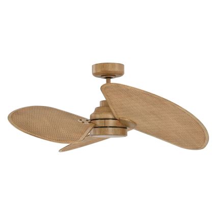 Lucci Air 21325549 - LED Stmívatelný stropní ventilátor SABLE 1xGX53/12W/230V 3000/4000/5000K pr. 91,5 cm hnědá + dálkové ovládání