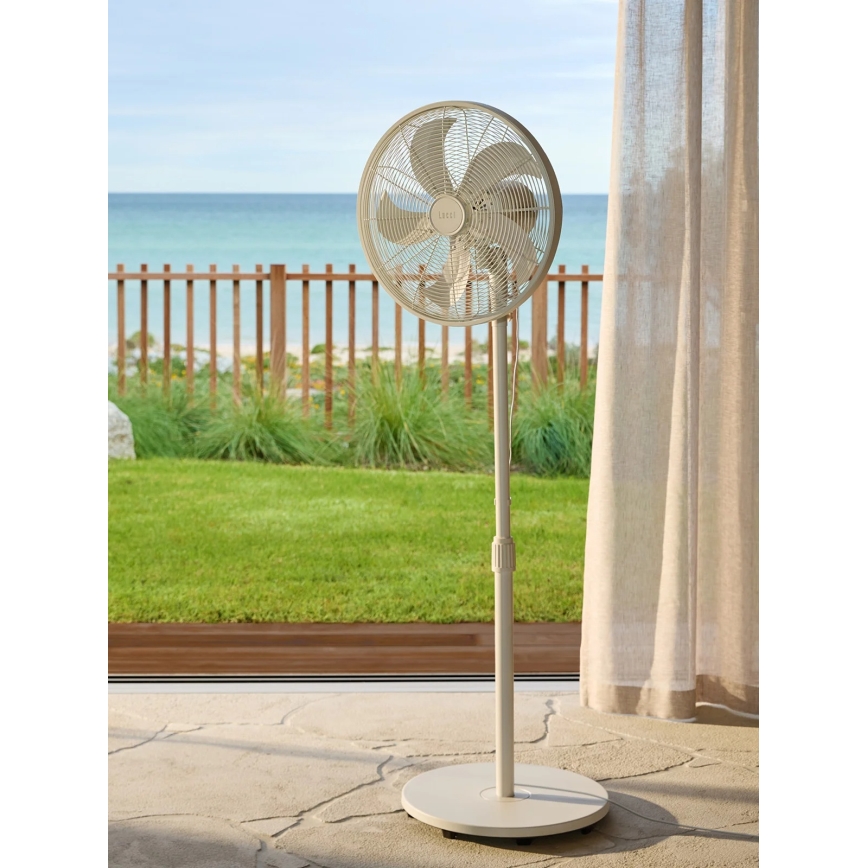 Lucci Air 21326449 - Stojanový ventilátor GLIDE 36W/230V pr. 45 cm bílá