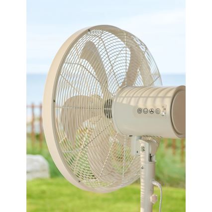 Lucci Air 21326449 - Stojanový ventilátor GLIDE 36W/230V pr. 45 cm bílá