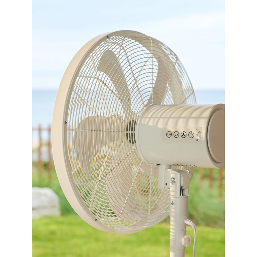 Lucci Air 21326449 - Stojanový ventilátor GLIDE 36W/230V pr. 45 cm bílá