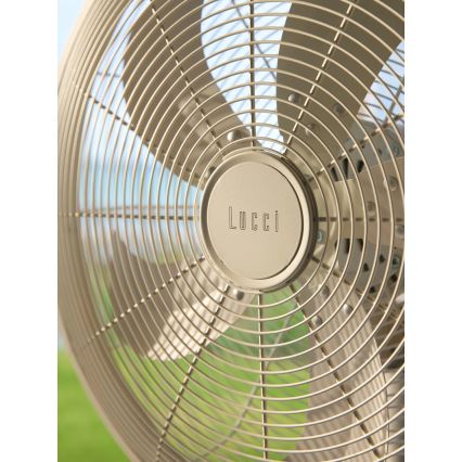 Lucci Air 21326449 - Stojanový ventilátor GLIDE 36W/230V pr. 45 cm bílá