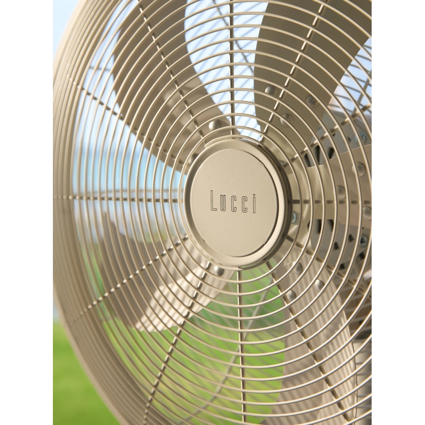 Lucci Air 21326449 - Stojanový ventilátor GLIDE 36W/230V pr. 45 cm bílá