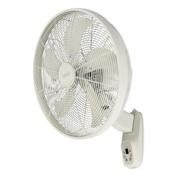 Lucci Air 21326649 - Nástěnný ventilátor GLIDE 36W/230V pr. 45 cm bílá + dálkové ovládání