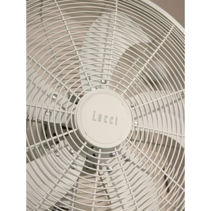 Lucci Air 21326649 - Nástěnný ventilátor GLIDE 36W/230V pr. 45 cm bílá + dálkové ovládání