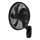 Lucci Air 21326749 - Nástěnný ventilátor GLIDE 36W/230V pr. 45 cm černá + dálkové ovládání
