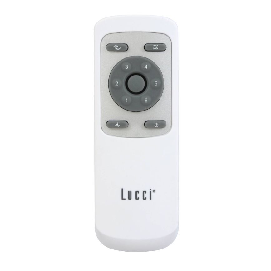 Lucci air 213300 - LED Stmívatelný stropní ventilátor UNIONE 1xGX53/12W/230V hnědá + dálkové ovládání