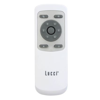 Lucci air 213301- LED Stmívatelný stropní ventilátor UNIONE 1xGX53/12W/230V hnědá/lesklý chrom + dálkové ovládání
